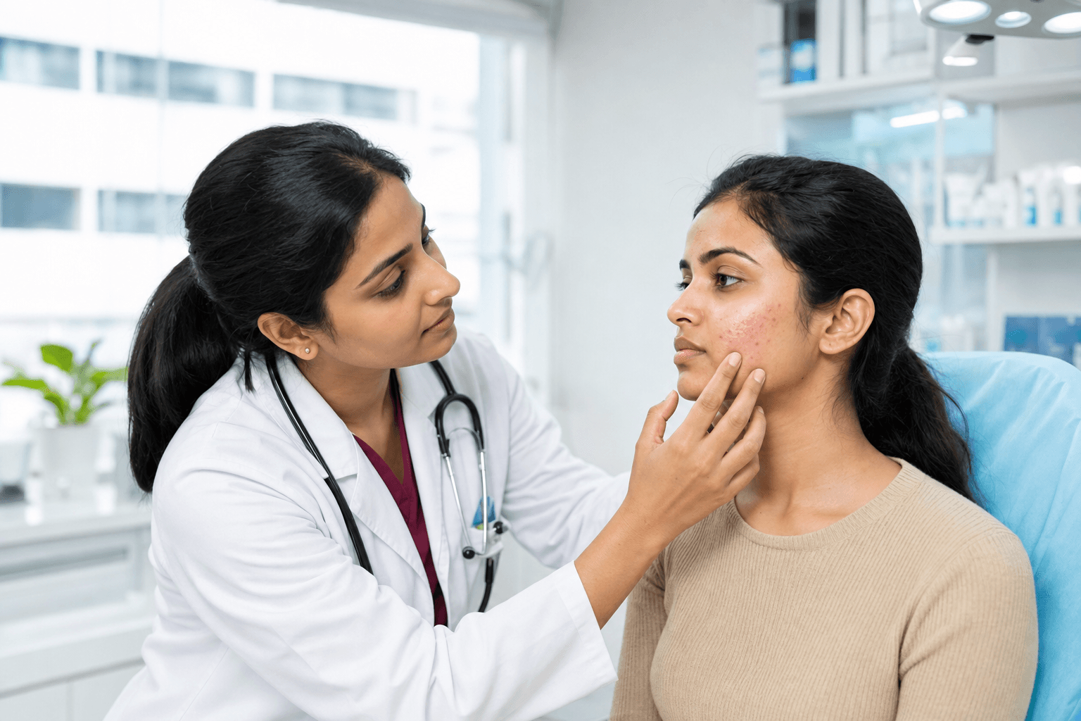 Acne and pimple dermatology treatment